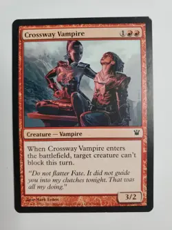 MTG Magic The Gathering Card Crossway Vampire Creature Vampire Red Innistrad - Image 1