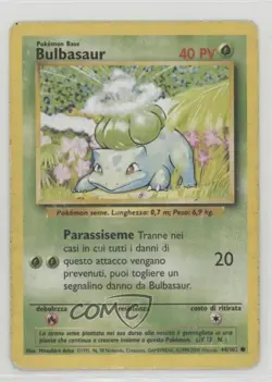 Bulbasaur French Pokemon Base Set #44 1999 15fy - Image 1