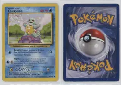 Squirtle French Pokemon Base Set #63 1999 15fy - Image 3