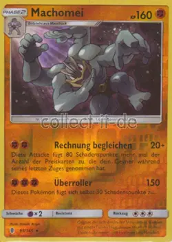Pokemon 65/145 Machomei - Reverse Holo - Stunde der Wachter - Image 1
