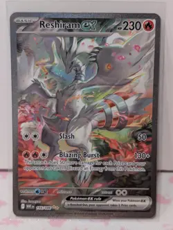 Pokemon TCG Reshiram EX 166/086 English SIR White Flare Near Mint - Image 1