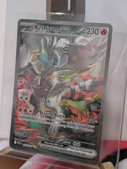 Pokemon TCG Reshiram EX 166/086 English SIR White Flare Near Mint - Image 2