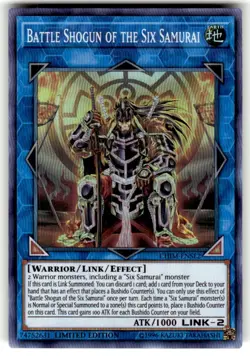 Yugioh - Battle Shogun of the Six Samurai CHIM-ENSE2 Limited Edition Super NM - Image 1
