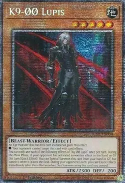 Yugioh JUSH-EN034 K9-OO Lupis Starlight Rare 1st Edition MINT - Image 1