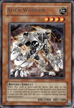 Alien Warrior - Rare POTD-EN027 - LP - YuGiOh - Image 1