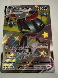 Pokemon TCG 2021 Dragapult VMAX SWSH097 SWSH: Sword & Shield Promo Cards Holo NM - Image 1