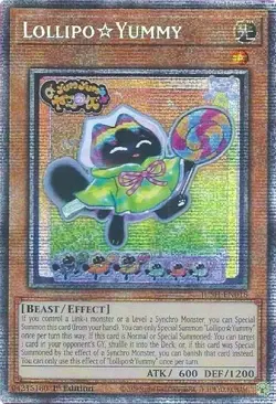 Yugioh JUSH-EN018 Lollipo☆Yummy Starlight Rare 1st Edition MINT - Image 1