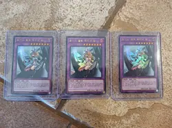Korean Yugioh Dark Magician Girl The Dragon Knight Ultra Rare RC03-KR020 lot ×3 - Image 1