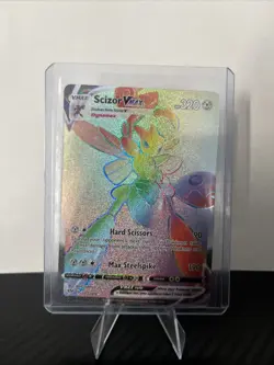 Scizor VMAX 193/189 Darkness Ablaze Rainbow Rare Full Art Pokemon Card New - Image 1