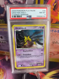 Pokemon Card Giratina Lv. 70 Platinum Platin Holo Cosmos 2009 Deutsch PSA 8 - Image 1