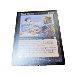 Black Market Mercadian Masques Black Rare Card Near Mint Never Played - Image 1