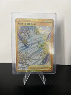 Pokemon Path to the Peak Trainer Astral Radiance Gold Secret Rare Card 213/189 - Image 1