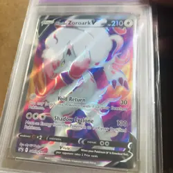 Pokemon Card • Hisuian Zoroark V SWSH297 • Full Art Black Star Promo • Graded 10 - Image 3