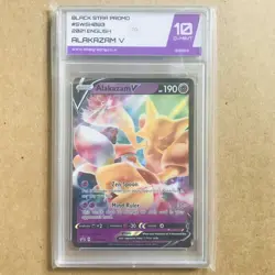 Pokemon Card • Alakazam V • Promo SWSH083 • 2021 • Graded 10 - Image 1