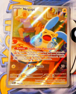 Pokemon Francais Card Holo Carte Negapi 194/182 Faille Paradoxe PAR FR Mint 2023 - Image 1