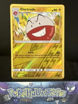Pokemon Card Electrode 31/73 Shining Legends Reverse Holo Rare Near Mint - Image 1