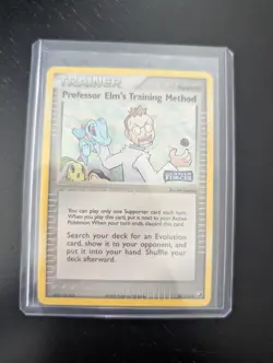 Vintage Professor Elm Training Method STAMPED card 2005 Pokemon Unseen Forces - Image 1