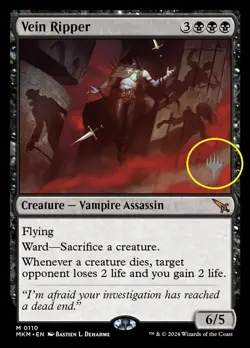 1x - Vein Ripper - (promo pack) - Muders at Karlov Manor - NM MTG - Image 1