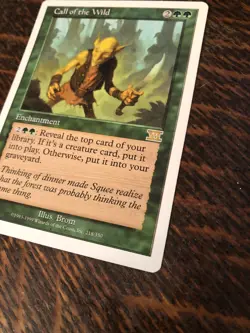 MTG Magic The Gathering Call of the Wild 218 / 350 1999 Blom 6th Ed - Image 3