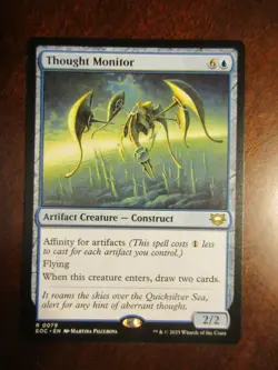 Magic The Gathering Commander Edge of Eternities THOUGHT MONITOR MTG 79 - Image 1