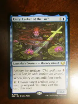 Magic The Gathering Commander Edge of Eternities EMRY LURKER OF THE LOCH MTG 71 - Image 1