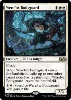 Werefox Bodyguard - Near Mint MTG Wilds of Eldraine - Image 1
