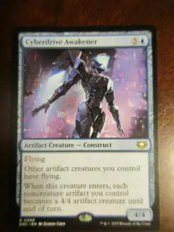 Magic The Gathering Commander Edge of Eternities CYBERDRIVE AWAKENER MTG 69 - Image 1