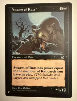 Swarm of Rats The List Reprints Magic MTG PLST - Image 1