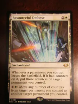 Magic The Gathering Commander Edge of Eternities RESOURCEFUL DEFENSE MTG 67 - Image 1