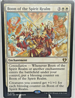 MTG Boon of the Spirit Realm Commander Masters Rare NM Magic Card - Image 1