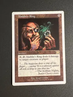 Magic the Gathering MTG Aladdin's Ring (271) Sixth Edition MP - Image 1