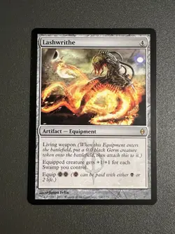 MTG - Lashwrithe - New Phyrexia - LP - Image 1