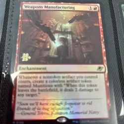 Mtg Edge of eternities weapons manufacturing foil promo - Image 1