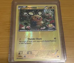 Pokemon XY Breakthrough Dedenne 57/162 Reverse Holo Card - Image 1