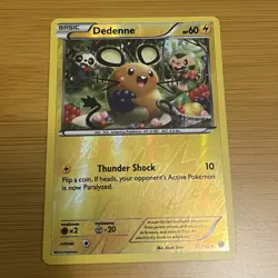 Pokemon XY Breakthrough Dedenne 57/162 Reverse Holo Card - Image 2