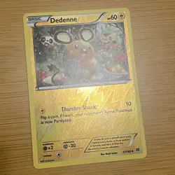 Pokemon XY Breakthrough Dedenne 57/162 Reverse Holo Card - Image 3