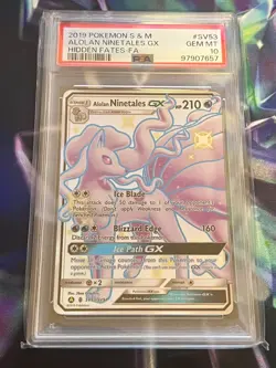 Pokemon HIDDEN FATES PSA 10 and 9 - Numerous Cards Listed - Image 1