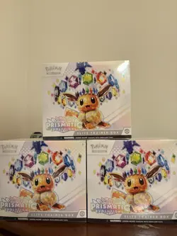 3x Pokemon Prismatic Evolutions Elite Trainer Box ETB New Sealed ✅ - Image 1