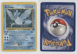 Articuno Holo Pokemon Fossil #2 1999 16zj - Image 3