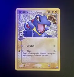 Vintage Pokemon Card -Totodile (Delta Species) 67/101 Dragon Frontiers - Image 1