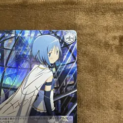 Madoka Magica Sayaka Miki Sign Card Weiss Schwarz Foil Collectible - Image 3