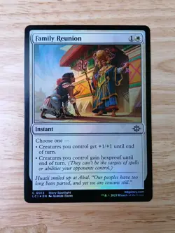 MTG FOIL Family Reunion The Lost Caverns of Ixalan LP - Image 1