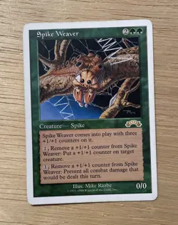 VINTAGE MTG Spike Weaver Creature 0/0 Regular Rare Magic The Gathering - Image 1