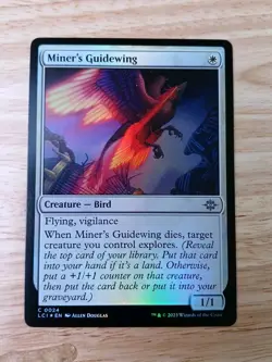 MTG FOIL Miner's Guidewing Lost Caverns of Ixalan LP - Image 1