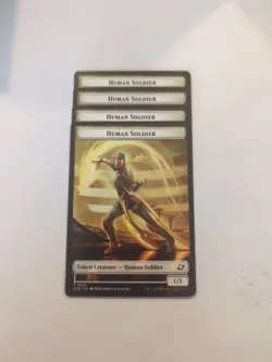 Lander (0008) / Human Soldier (0002) Token *PLAYSET* Edge Of Eternities NM MTG - Image 1