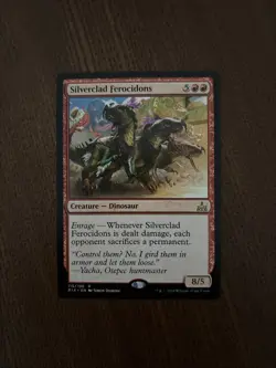 MTG Silverclad Ferocidons x1- -Rivals of Ixalan-Magic The Gathering - Image 1