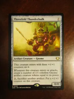 Magic The Gathering Commander Edge of Eternities THREEFOLD THUNDERHULK MTG 145 - Image 1