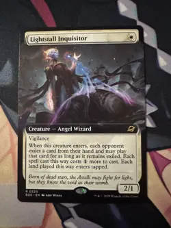 MTG Edge of Eternities EXTENDED ART R Lightstall Inquisitor #0320 - Image 1