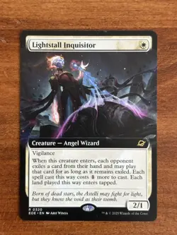 MTG Edge of Eternities EXTENDED ART R Lightstall Inquisitor #0320 - Image 1