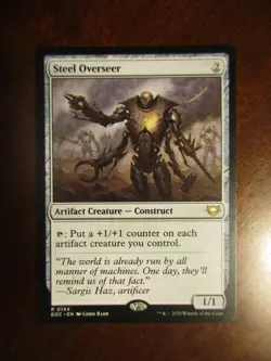Magic The Gathering Commander Edge of Eternities STEEL OVERSEER MTG 144 - Image 1